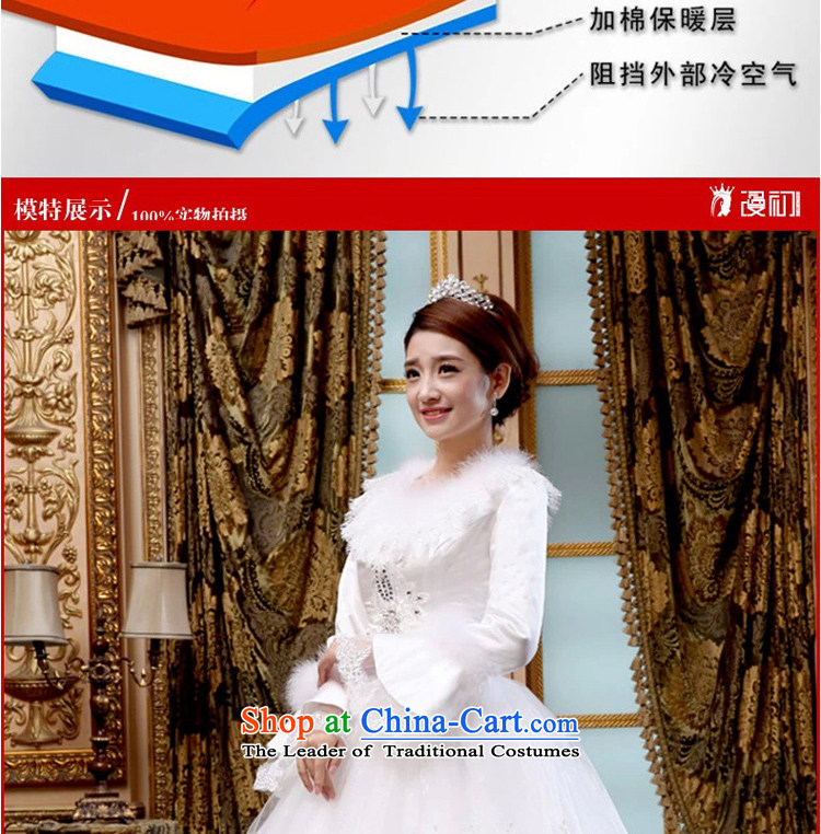 The beginning of the Winter 2015 Castores Magi new bride wedding winter of long-sleeved thick wedding Korean version thin winter wedding dresses White XXL picture, prices, brand platters! The elections are supplied in the national character of distribution, so action, buy now enjoy more preferential! As soon as possible.