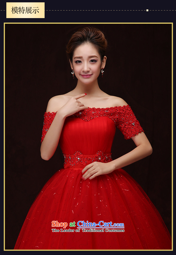Rain-sang Yi marriages spring 2015 the new Korean Top Loin of stylish word princess shoulder white wedding HS904 pregnant women white long tailored picture, prices, brand platters! The elections are supplied in the national character of distribution, so action, buy now enjoy more preferential! As soon as possible.