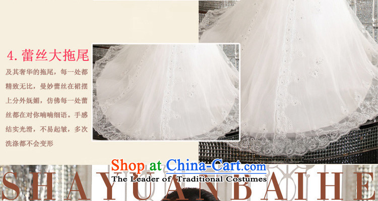 Talk to her wedding dresses new 2015 Long Tail bride wiping the chest code graphics thin lace princess out of wedding White M custom picture, prices, brand platters! The elections are supplied in the national character of distribution, so action, buy now enjoy more preferential! As soon as possible.