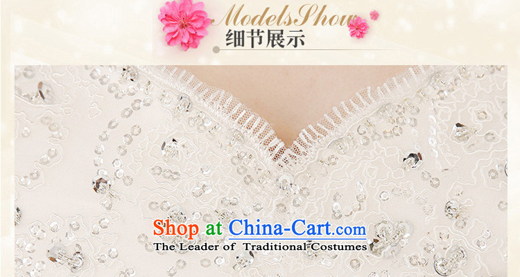 Talk to her wedding dresses new 2015 Long Tail bride wiping the chest code graphics thin lace princess out of wedding White M custom picture, prices, brand platters! The elections are supplied in the national character of distribution, so action, buy now enjoy more preferential! As soon as possible.
