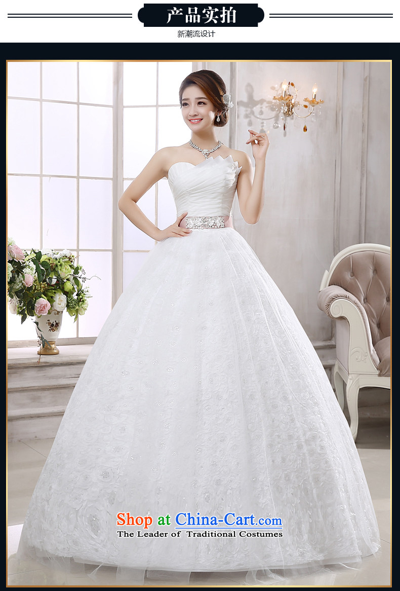 Rain-sang yi bride wedding dress 2015 new stylish and elegant minimalist chest princess align to bind with white wedding HS874 white S picture, prices, brand platters! The elections are supplied in the national character of distribution, so action, buy now enjoy more preferential! As soon as possible.