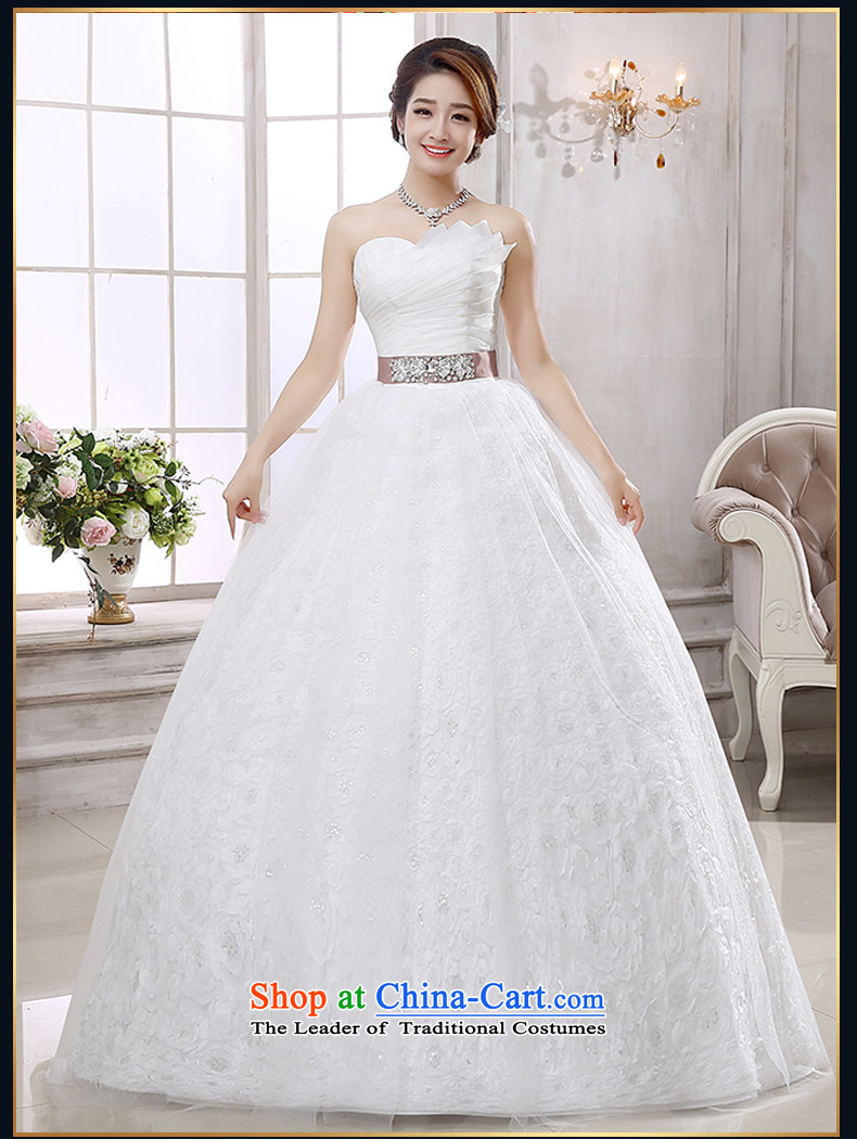 Rain-sang yi bride wedding dress 2015 new stylish and elegant minimalist chest princess align to bind with white wedding HS874 white S picture, prices, brand platters! The elections are supplied in the national character of distribution, so action, buy now enjoy more preferential! As soon as possible.