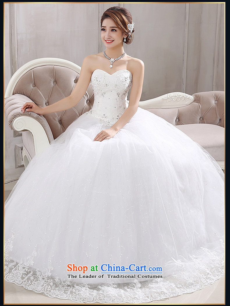 Rain-sang yi bride wedding dress 2015 new stylish lace wiping the chest to bind the princess elegant alignment with white wedding HS875 White XXL picture, prices, brand platters! The elections are supplied in the national character of distribution, so action, buy now enjoy more preferential! As soon as possible.