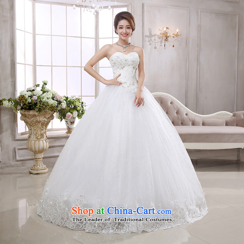 Rain-sang yi bride wedding dress 2015 new stylish lace wiping the chest to bind the princess elegant alignment with white wedding HS875 white XXL, rain still Yi shopping on the Internet has been pressed.