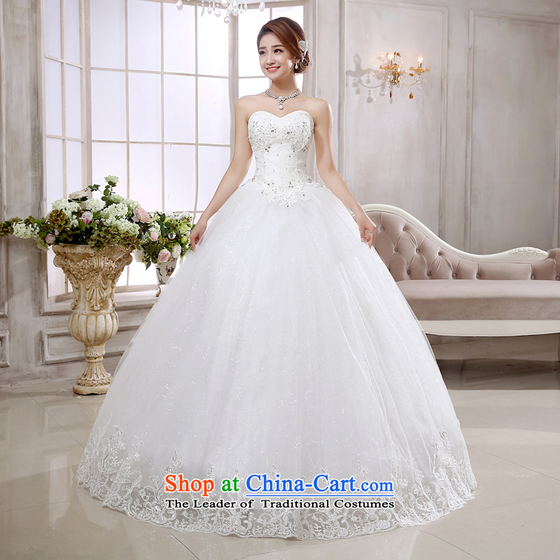 Rain-sang yi bride wedding dress 2015 new stylish lace wiping the chest to bind the princess elegant alignment with white wedding HS875 white XXL, rain still Yi shopping on the Internet has been pressed.