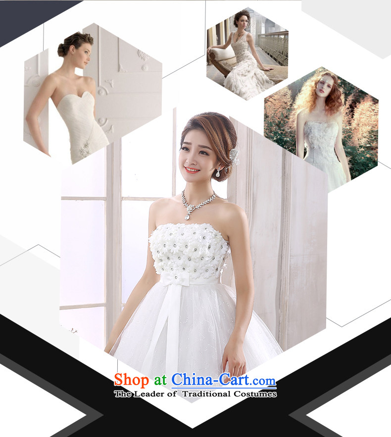 Rain-sang yi bride wedding dress 2015 new Korean Top Loin of pregnant women for larger diamond flower align elegance to bind with white wedding HS876 white S picture, prices, brand platters! The elections are supplied in the national character of distribution, so action, buy now enjoy more preferential! As soon as possible.