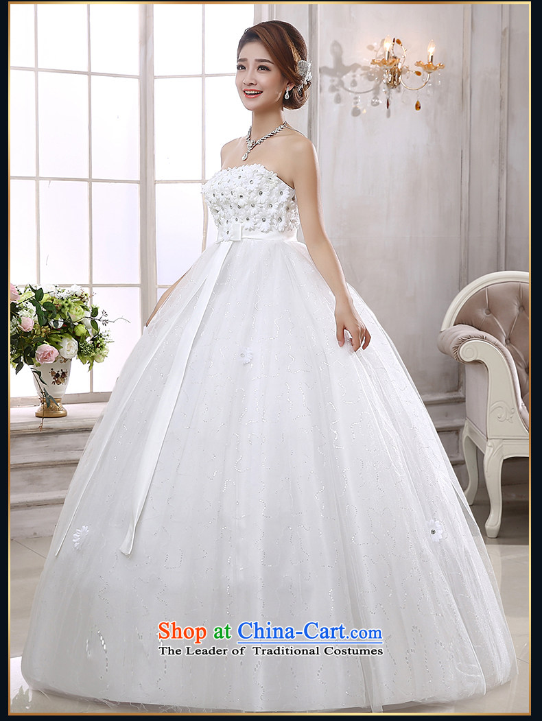 Rain-sang yi bride wedding dress 2015 new Korean Top Loin of pregnant women for larger diamond flower align elegance to bind with white wedding HS876 white S picture, prices, brand platters! The elections are supplied in the national character of distribution, so action, buy now enjoy more preferential! As soon as possible.