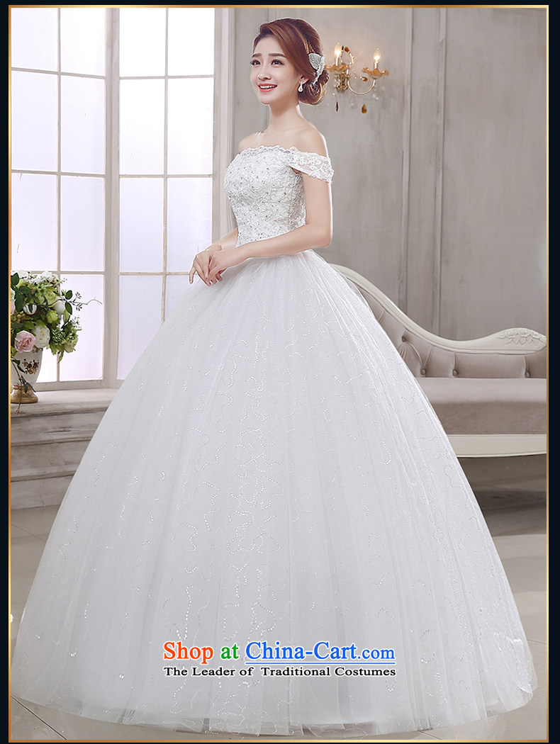 Rain Coat is stylish stars of marriages 2015 White gauze Korean style wedding gown princess slotted shoulder lace large wedding video HS878 thin white L picture, prices, brand platters! The elections are supplied in the national character of distribution, so action, buy now enjoy more preferential! As soon as possible.