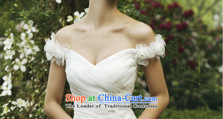 Talk to her wedding dresses new Word 2015 shoulder for small trailing temperament Korean brides palace with Princess white L photo sweet yarn, prices, brand platters! The elections are supplied in the national character of distribution, so action, buy now enjoy more preferential! As soon as possible.