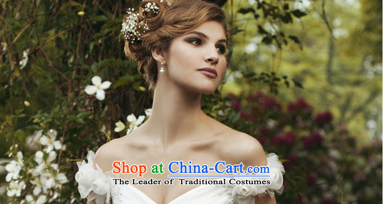 Talk to her wedding dresses new Word 2015 shoulder for small trailing temperament Korean brides palace with Princess white L photo sweet yarn, prices, brand platters! The elections are supplied in the national character of distribution, so action, buy now enjoy more preferential! As soon as possible.
