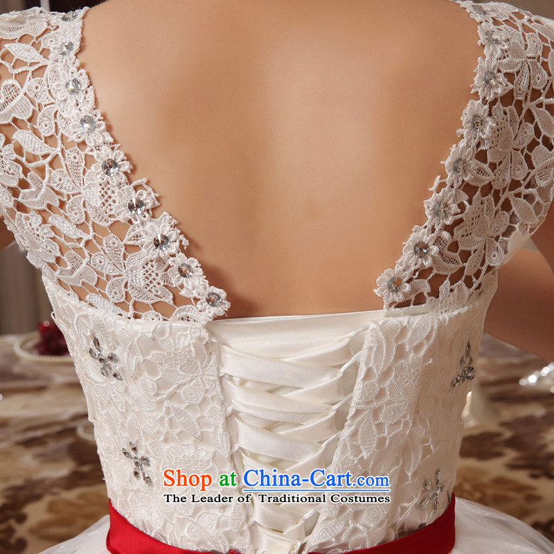 The privilege of serving-leung 2015 new bride royal wedding word shoulder lace large Fat MM video thin white 5XL, wedding dresses of service-leung , , , shopping on the Internet