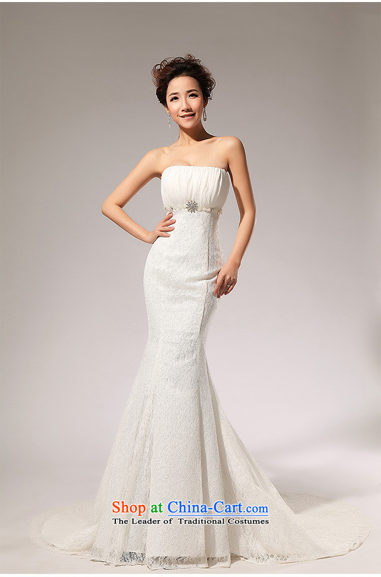 Naoji a 2014 new lace alignment of the waist A skirt anointed chest wedding dresses al00275 White M long skirt picture, prices, brand platters! The elections are supplied in the national character of distribution, so action, buy now enjoy more preferential! As soon as possible.