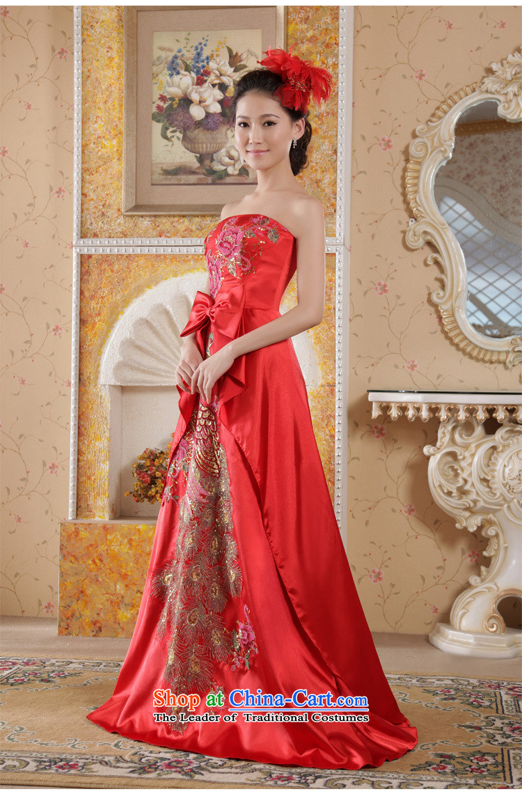Naoji a 2014 spring/summer) embroidery peony flowers pregnant women dress uniform al00270 red XXL toasting champagne picture, prices, brand platters! The elections are supplied in the national character of distribution, so action, buy now enjoy more preferential! As soon as possible.
