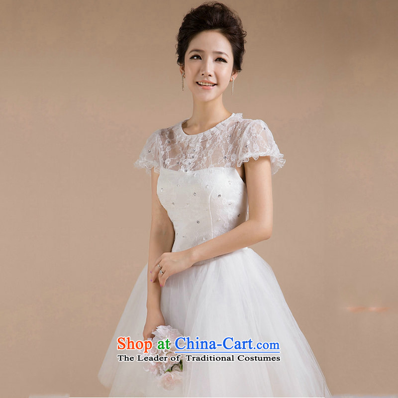 Naoji a 2014 new anointed chest lace package shoulder flowers knee sister bridesmaid small dress naoji al00269 white s a , , , shopping on the Internet