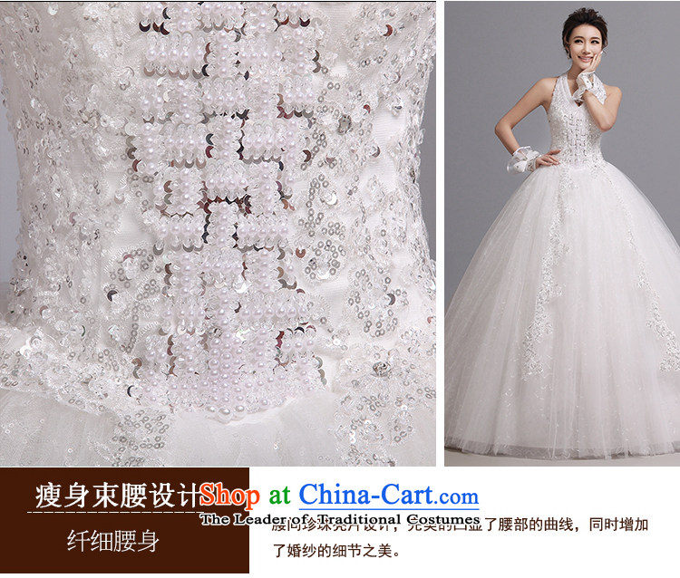 Hei Kaki wedding dresses 2015 new Korean deep V to align the strap around your neck to align the lace bon bon J002 wedding pictures, price XL white, brand platters! The elections are supplied in the national character of distribution, so action, buy now enjoy more preferential! As soon as possible.