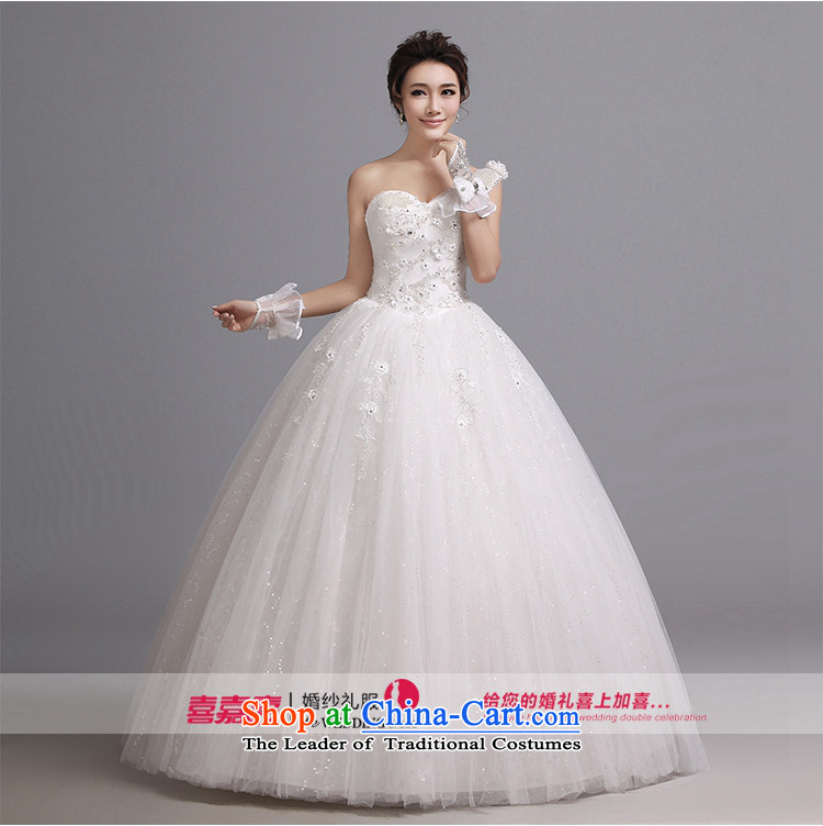 Hei Kaki wedding dresses 2015 autumn and winter new Korean drill align to bind the strap with single shoulder J004 White M wedding pictures, prices, brand platters! The elections are supplied in the national character of distribution, so action, buy now enjoy more preferential! As soon as possible.
