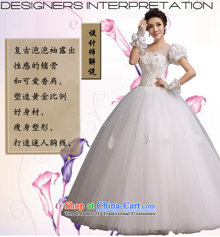 Hei Kaki wedding dresses 2015 new retro Princess Royal cuff straps bon bon petticoats bridal package shoulder wedding J005 white left Tailored size picture, prices, brand platters! The elections are supplied in the national character of distribution, so action, buy now enjoy more preferential! As soon as possible.