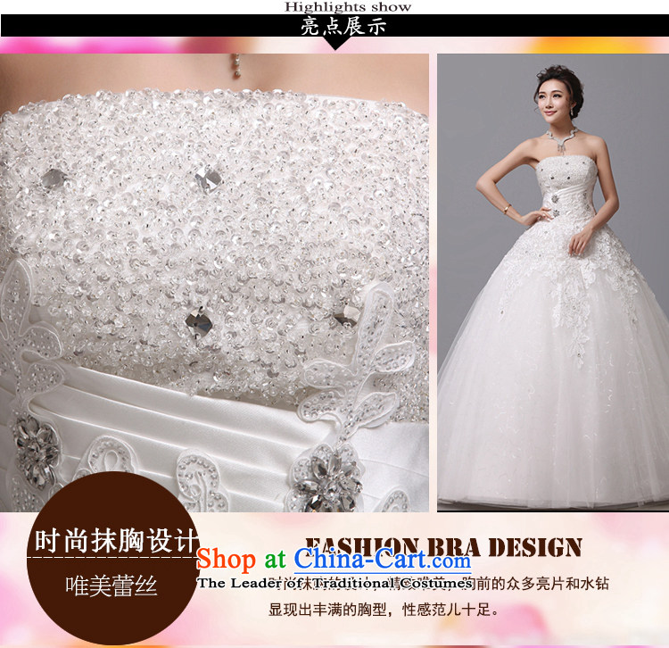 Hei Kaki wedding dresses 2015 autumn and winter new Korean wiping the chest to bind with marriages J008 wedding pictures, price XL white, brand platters! The elections are supplied in the national character of distribution, so action, buy now enjoy more preferential! As soon as possible.