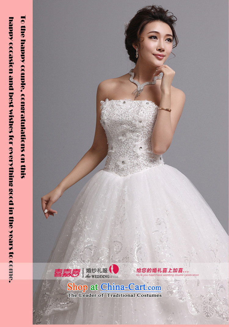 Hei Kaki wedding dresses 2015 new Korean wiping the chest to bind with marriages J010 wedding pictures, price XL white, brand platters! The elections are supplied in the national character of distribution, so action, buy now enjoy more preferential! As soon as possible.