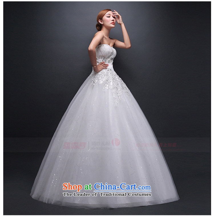 Hei Kaki wedding dresses new 2015 autumn and winter Korean Sau San video new thin and chest straps to wedding pictures, white L J017 price, brand platters! The elections are supplied in the national character of distribution, so action, buy now enjoy more preferential! As soon as possible.