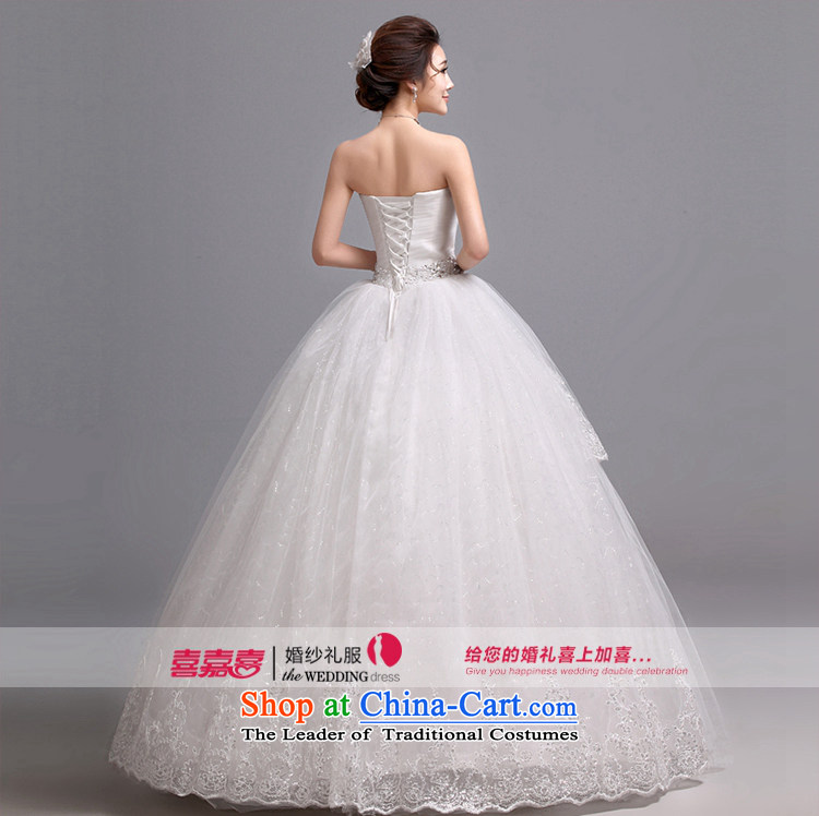 Hei Kaki wedding dresses 2015 new Korean wiping the chest to bind with luxury water drilling in the fourth quarter of lace white XS pictures, J012 price, brand platters! The elections are supplied in the national character of distribution, so action, buy now enjoy more preferential! As soon as possible.