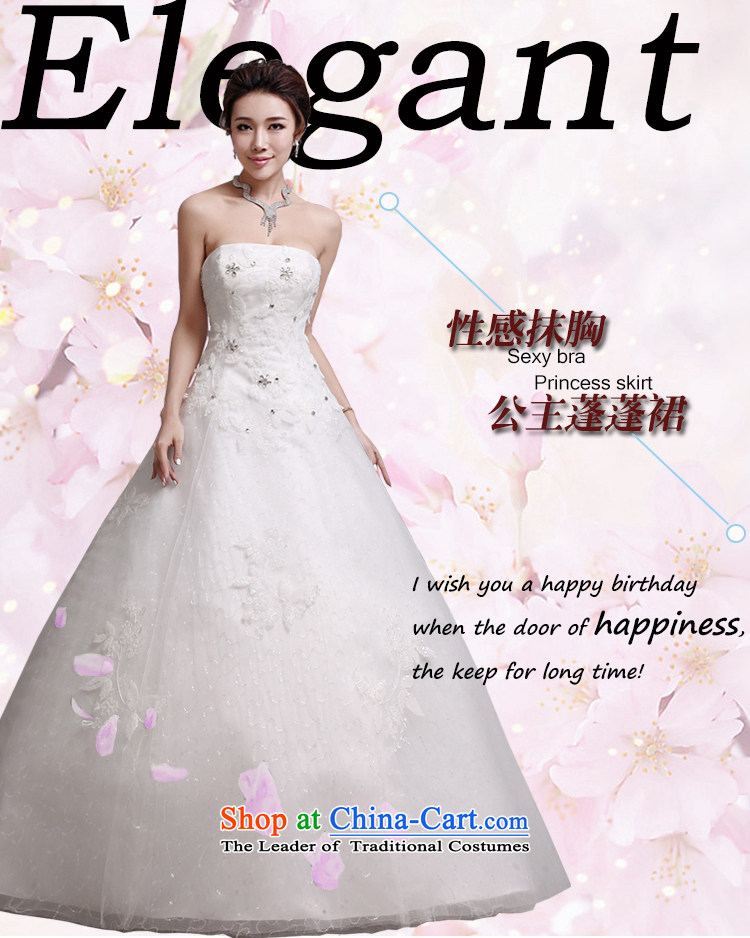 Hei Kaki wedding dresses 2015 autumn and winter new Korean wiping the chest to bind with marriages wedding J019 white picture, prices, S brand platters! The elections are supplied in the national character of distribution, so action, buy now enjoy more preferential! As soon as possible.