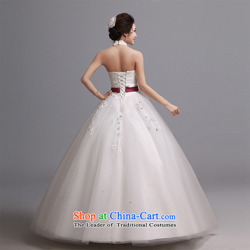 Hei Kaki wedding dresses 2015 autumn and winter new elegant hang also align to bind with marriages wedding J022 white , L-hi kaki shopping on the Internet has been pressed.