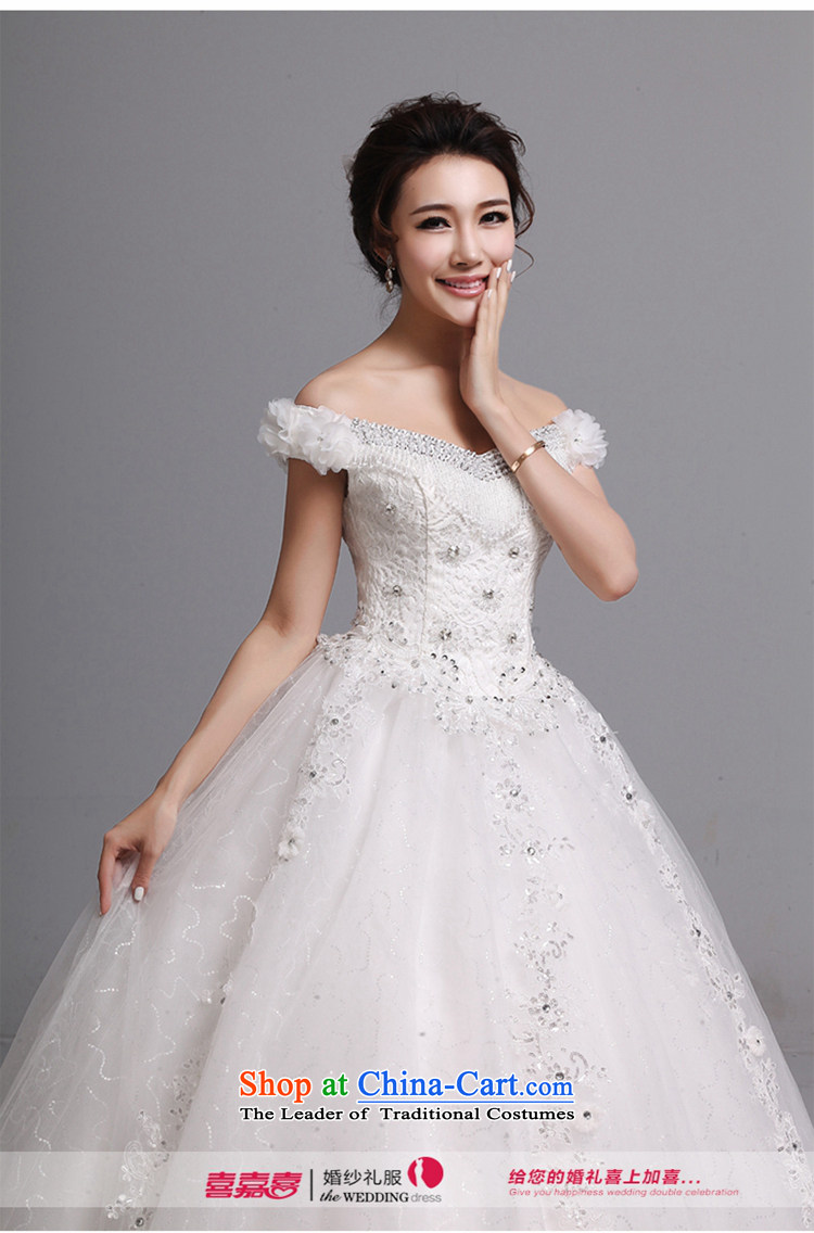 Hei Kaki wedding dresses 2015 new sexy a field to align the shoulder straps in spring and summer marriages wedding J023 pictures, price white XS, brand platters! The elections are supplied in the national character of distribution, so action, buy now enjoy more preferential! As soon as possible.