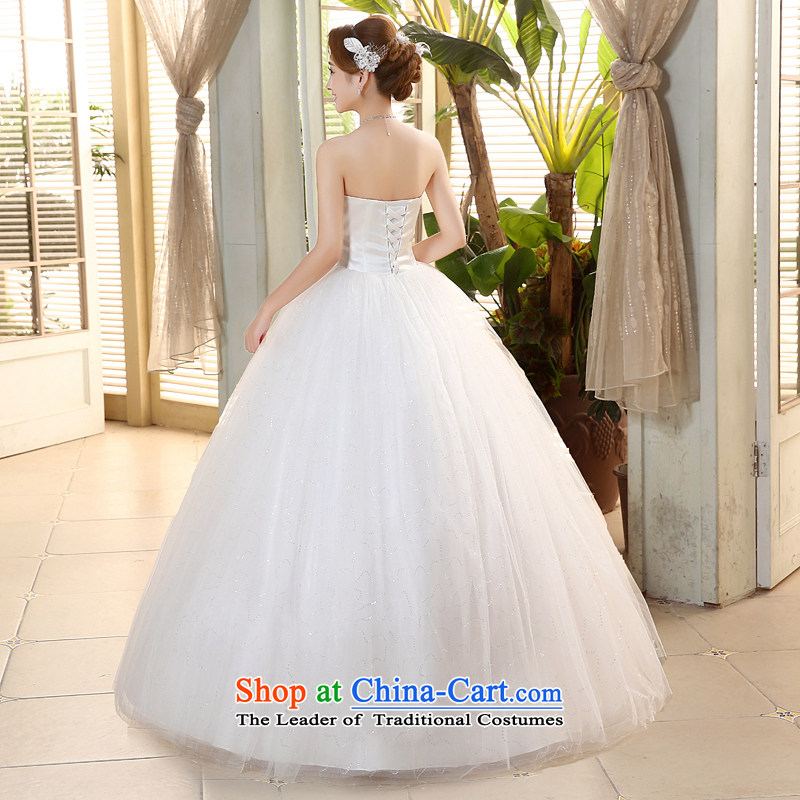 Hiv Miele wedding dresses 2015 new heart-shaped anointed chest Diamond Video thin white align Sau San to bride wedding H-74 strap white M HIV Miele shopping on the Internet has been pressed.