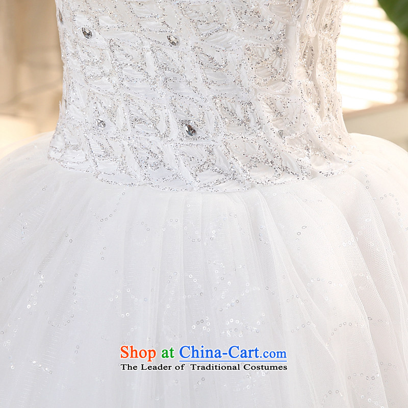 Hiv Miele wedding dresses 2015 new heart-shaped anointed chest Diamond Video thin white align Sau San to bride wedding H-74 strap white M HIV Miele shopping on the Internet has been pressed.