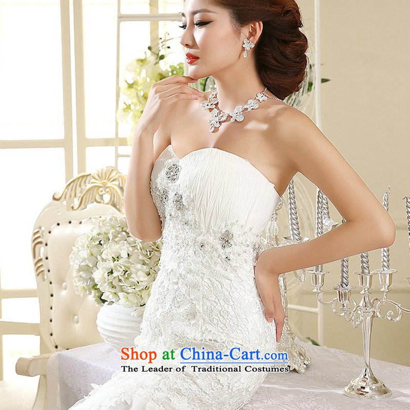 A new paragraph, yet stylish anointed chest lace crowsfoot alignment to wedding Korean Sau San video crowsfoot wedding al00301 thin white XXL, naoji a , , , shopping on the Internet