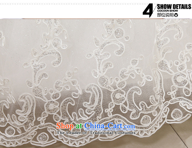 Naoji a 2014 new anointed chest love for white lace Korean brides retro Couture fashion al00297 wedding pictures, price XL white, brand platters! The elections are supplied in the national character of distribution, so action, buy now enjoy more preferential! As soon as possible.