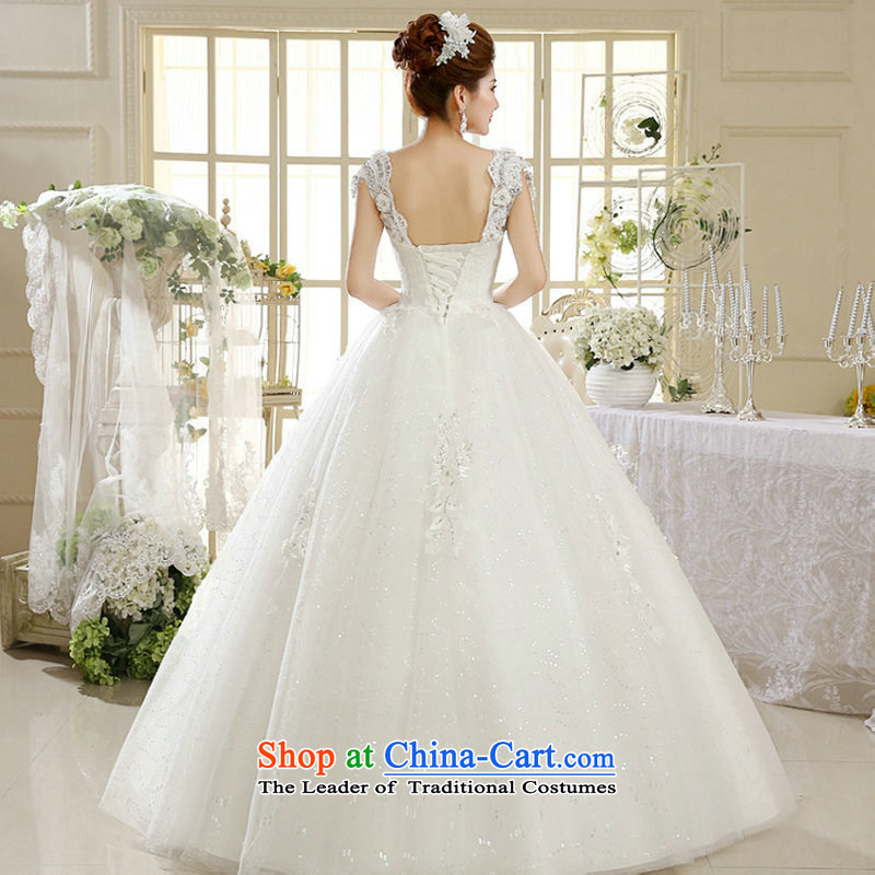 Naoji a 2014 Summer female white bride to align the new Korean light retro V-Neck wedding dress al00295 white XXL, naoji a , , , shopping on the Internet