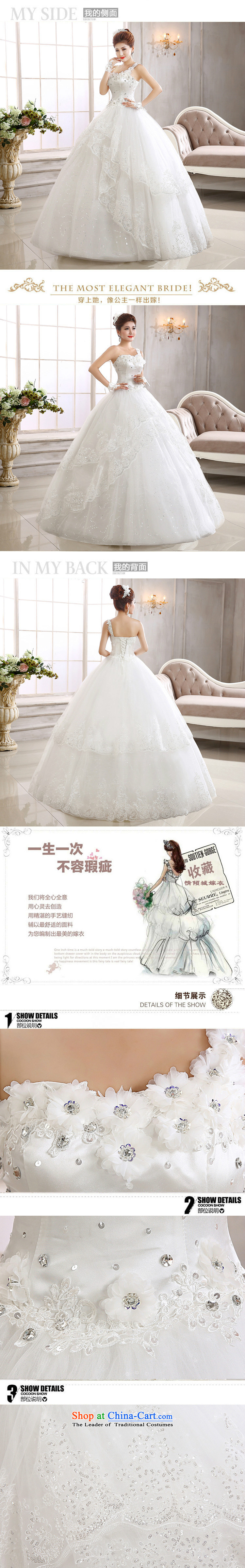 Naoji a 2014 new stylish wedding dress Korean shoulder straps to align drill al00294 wedding pictures, price White XXL platters, brand! The elections are supplied in the national character of distribution, so action, buy now enjoy more preferential! As soon as possible.