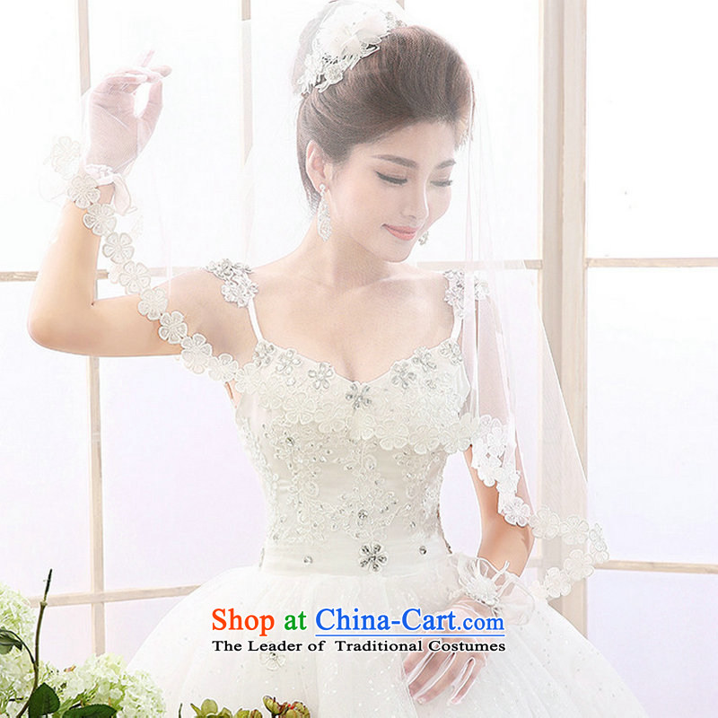Naoji a 2014 lace flash drill to align the shoulder strap Fung skirt The Princess Bride wedding dresses al00293 White XL, yet a , , , shopping on the Internet