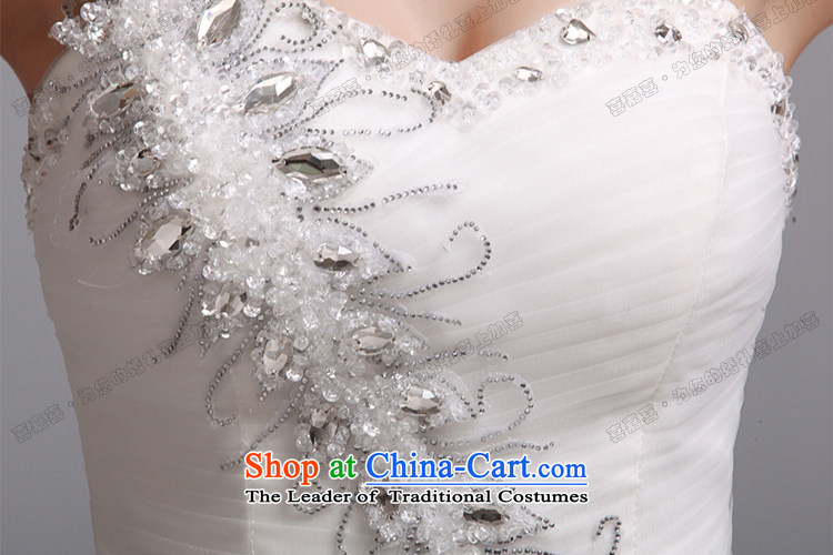 Hei Kaki wedding dresses 2015 autumn and winter new sexy to align the shoulder straps marriages stylish wedding J021 Korean White XXL picture, prices, brand platters! The elections are supplied in the national character of distribution, so action, buy now enjoy more preferential! As soon as possible.