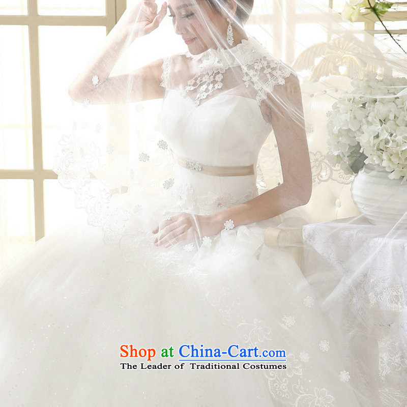 A 2014 Korea naoji version princess white lace retro to align the summer with collar wedding al00312 white XXL, naoji a , , , shopping on the Internet