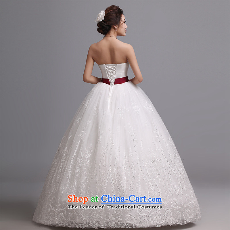 Hei Kaki wedding dresses 2015 autumn and winter new Korean wiping the chest to bind with marriages video thin white XXL, J009 wedding-hi kaki shopping on the Internet has been pressed.