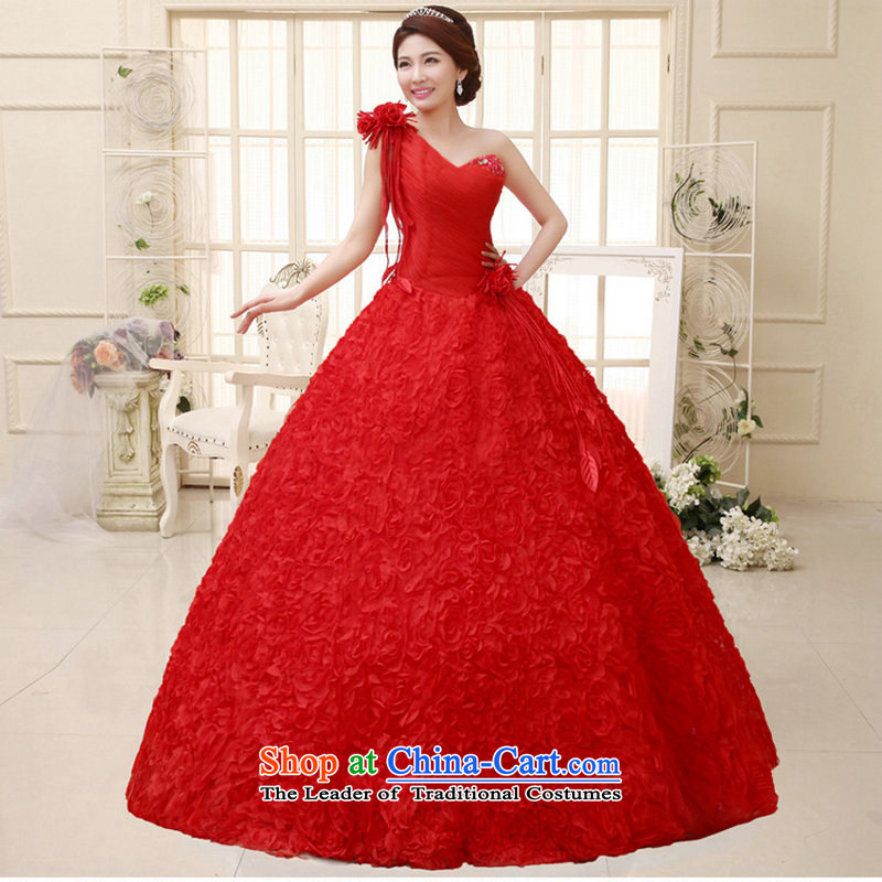 Naoji Korean brides a 2014 back straps then wedding dresses flowers new al00317 red s naoji a , , , shopping on the Internet