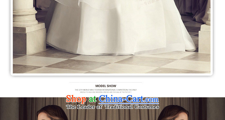Talk to her  new 2015 wedding dresses western style high-end small trailing retro wiping the chest to bind with the white M picture, prices, brand platters! The elections are supplied in the national character of distribution, so action, buy now enjoy more preferential! As soon as possible.
