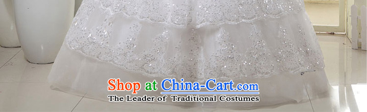 Talk to Her Wedding Dress 2015 new single white to align the Korean version of the video can be customized thin princess large wedding White M pictures, prices, brand platters! The elections are supplied in the national character of distribution, so action, buy now enjoy more preferential! As soon as possible.