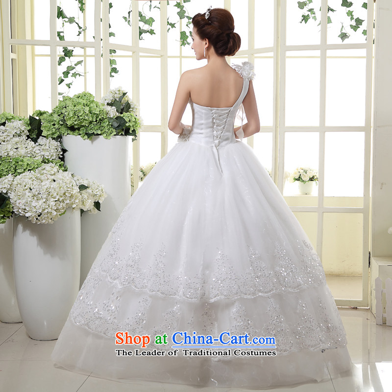 Talk to Her Wedding Dress 2015 new single white to align the Korean version of the video can be customized thin princess large wedding white honey words to wife M , , , shopping on the Internet