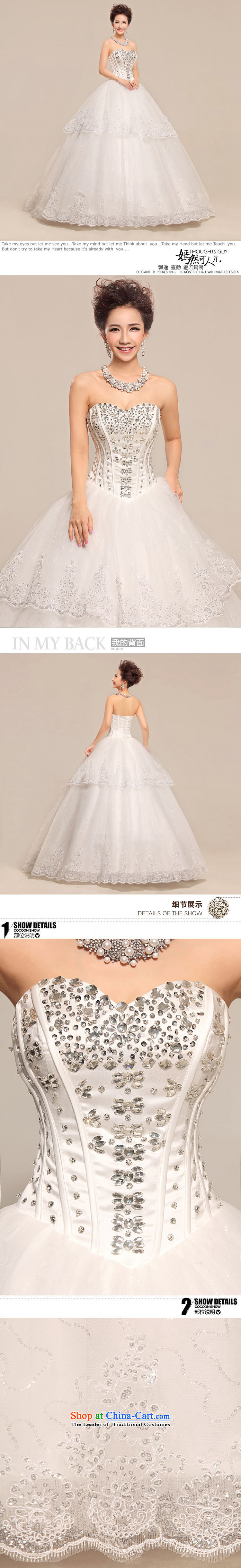 Yet, a new paragraph in the breast of his waist straps to align the princess skirt video thin Korean wedding dress XS1308 White XL Photo, prices, brand platters! The elections are supplied in the national character of distribution, so action, buy now enjoy more preferential! As soon as possible.