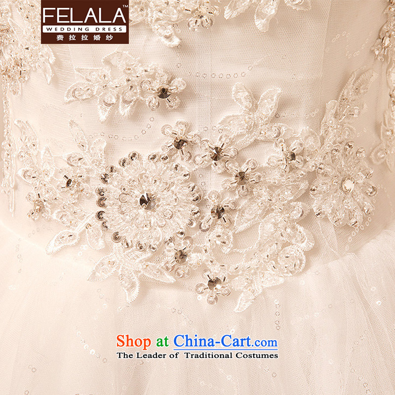 Ferrara New Word 2015 shoulder sweet elegant and chest straps diamond marriages wedding custom XL(2 feet 2 Ferrara wedding (FELALA) , , , shopping on the Internet