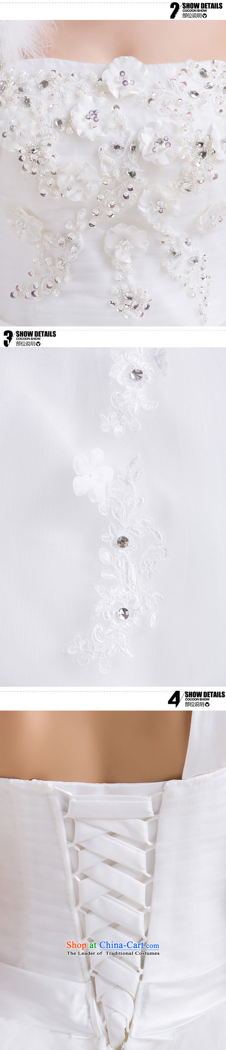 A wedding dresses naoji Korean wiping the chest straps tail strap sweet Beveled Shoulder shoulder XS1303 wedding pictures, price White XXL platters, brand! The elections are supplied in the national character of distribution, so action, buy now enjoy more preferential! As soon as possible.
