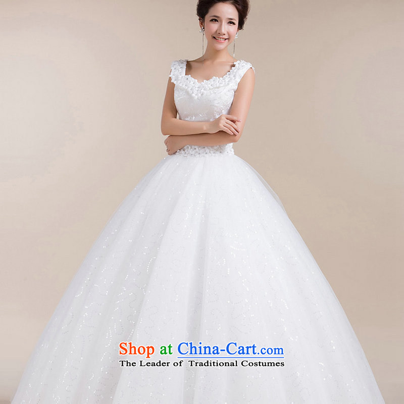 Naoji in the Korean version of the Snap To bon bon skirt retro bride wedding dresses of the waist stylish and simple wedding dresses XS1302 white XXL, naoji a , , , shopping on the Internet