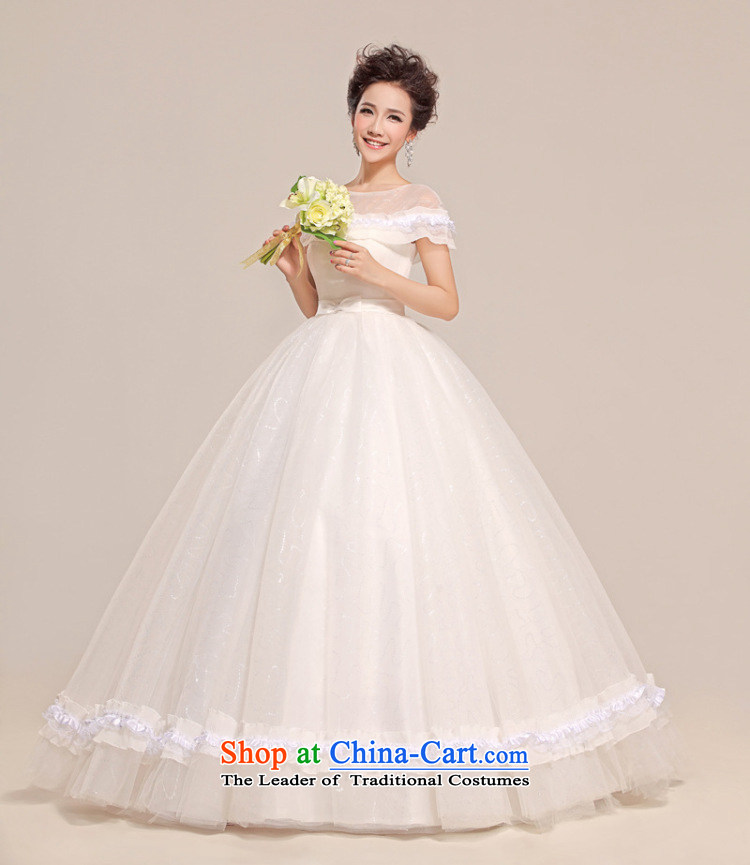 Yet a winter bride wedding new stylish Korean version of 2014 cuff lace retro large tie diamond shoulders xs8703 thin white L video picture, prices, brand platters! The elections are supplied in the national character of distribution, so action, buy now enjoy more preferential! As soon as possible.