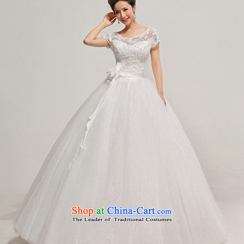 Yet, a new paragraph wedding dresses marriages shoulders retro lace a field to align the shoulder wedding XS1310 White M naoji a , , , shopping on the Internet