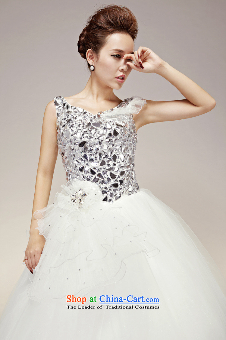 Yet, a new paragraph Korean shoulders with diamond Princess Bride wedding dresses to align bon bon skirt XS1310 wedding white L picture, prices, brand platters! The elections are supplied in the national character of distribution, so action, buy now enjoy more preferential! As soon as possible.