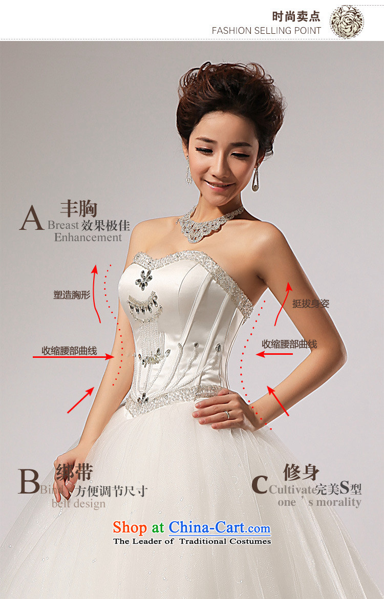 Yet, a new paragraph wedding Korean alignment with chest wedding dress bride bon bon skirt xs1309 wedding pictures, price White XXL platters, brand! The elections are supplied in the national character of distribution, so action, buy now enjoy more preferential! As soon as possible.